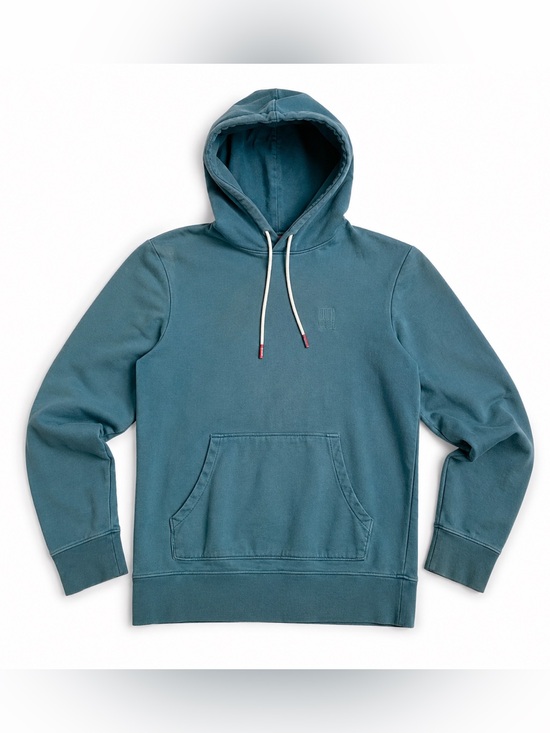 Topo Designs Other - Topo Designs Men’s S Pullover Hoodie Blue Green Outdoor Casual Pocket